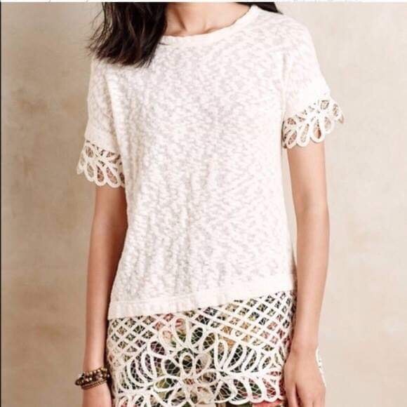 Anthropologie Saturday Sunday Spalliera Lace Tunic - Picture 2 of 5